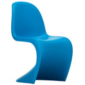 Vitra Panton Stoel Gletsjer Blauw, nieuwe zithoogte