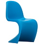 Vitra Panton Stoel Gletsjer Blauw, nieuwe zithoogte