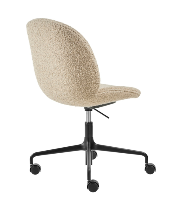 Gubi  Beetle Meeting Chair height adjustable, upholstered, swivel with wheels