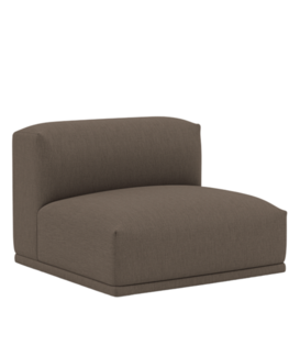 Muuto - Connect Sofa Module D short center, stof Vancouver