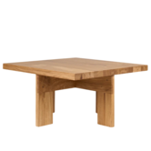 Farmhouse coffee table oak square