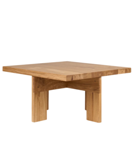 Farmhouse coffee table oak square