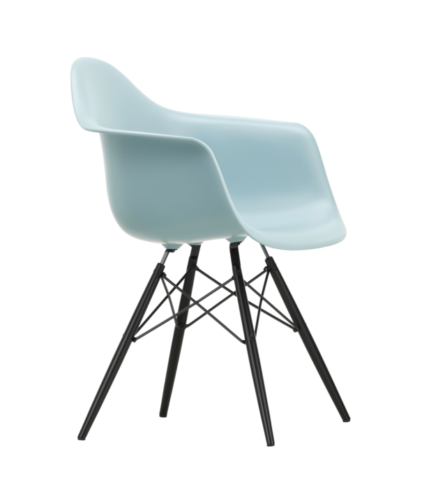 Vitra   Eames DAW Dining Armchair,  black maple base