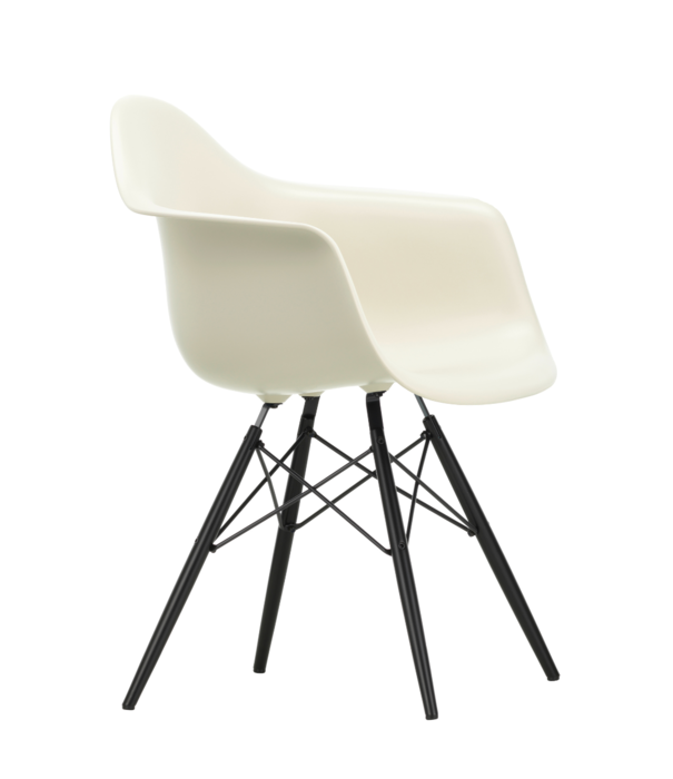 Vitra  Vitra Eames DAW Plastic Armchair,  black maple base