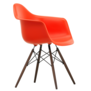 Vitra Eames DAW Stoel met arm,  donker esdoorn onderstel