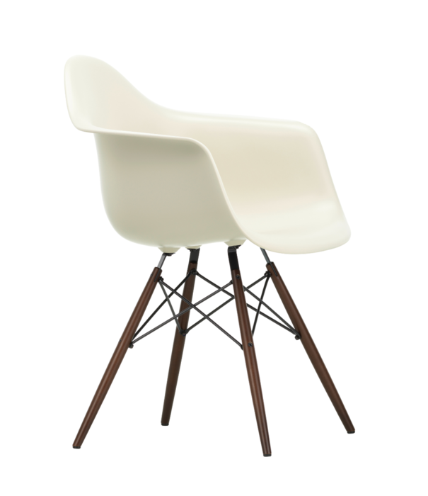 Vitra  Vitra - Eames Plastic Armchair RE DAW donker esdoorn