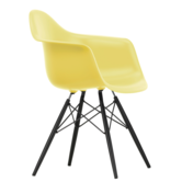 Eames DAW Dining Armchair DAW, black maple base
