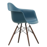 Vitra - Eames Plastic Armchair RE DAW dark maple