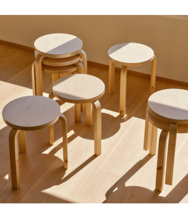 Artek  Artek Forest Collection, Artek Stool 60 Wild Birch