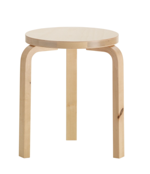 Artek - Stool 60 Wild Birch