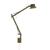 Muuto - Dedicate wandlamp S2 short arm brown green