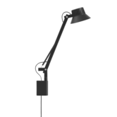 Muuto Dedicate wandlamp S1 short arm zwart