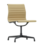 Vitra - Aluminium Chair EA 101 leder, niet draaibaar