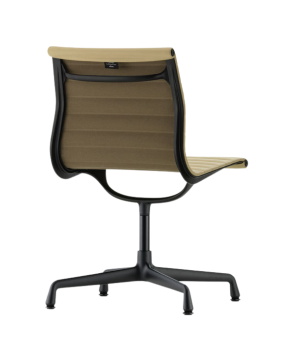 Vitra  Vitra - Aluminium Chair EA 101 leder, niet draaibaar