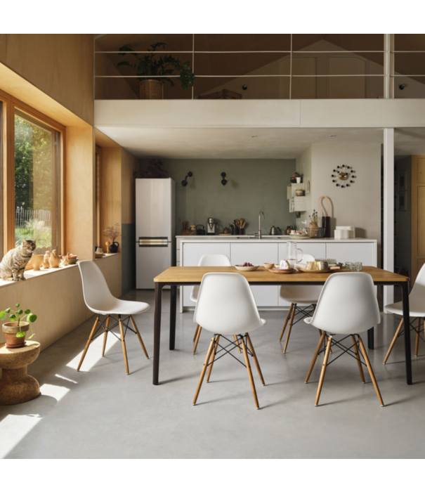 Vitra  Plate Dining Table solid oiled oak, basic dark 200cm