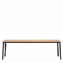 Vitra - Plate Dining Table solid oak, base black aluminium