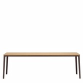 Vitra - Plate Dining Table solid oak, base black aluminium