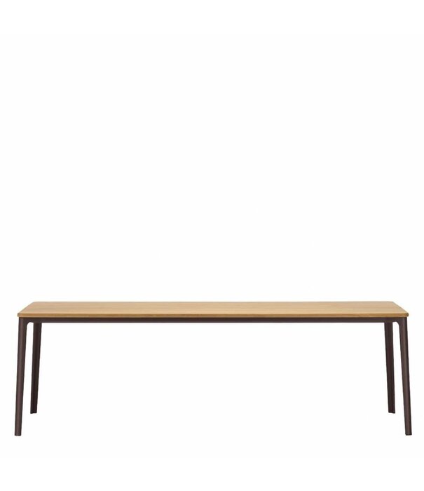 Vitra  Vitra - Plate Dining Table solid oak, base black aluminium