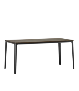 Plate Eettafel massief donker eiken 180 x 90
