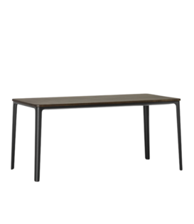 Vitra - Plate Eettafel massief donker eiken 180 x 90