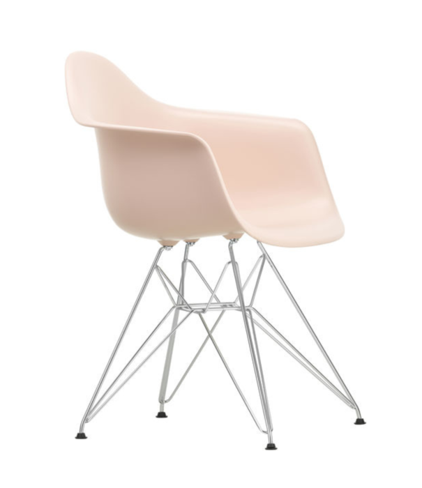 Vitra  Vitra Eames DAR plastic armstoel, chrome onderstel