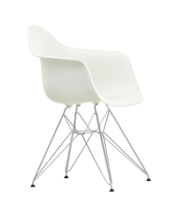 Vitra  Eames DAR Eetkamerstoel met arm, chrome onderstel