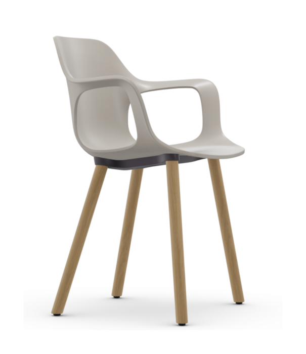 Vitra  Vitra - Hal RE Armchair Wood base natural oak