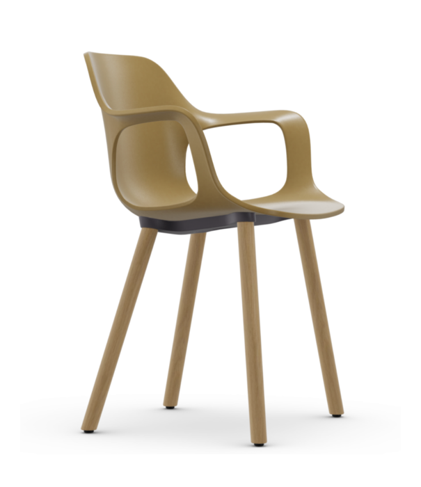 Vitra  Vitra - Hal RE Armchair Wood base natural oak