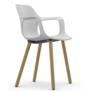 Vitra - Hal RE Armchair Wood voet naturel eiken