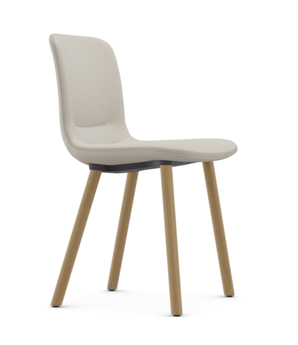 Vitra  Vitra Hal Soft Wood Chair, natural oak legs