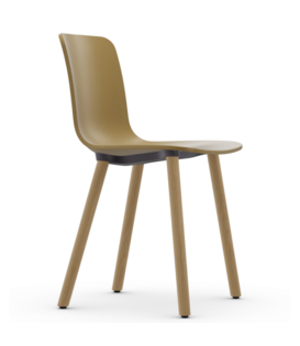 Vitra - Hal RE Wood side chair , natural oak legs