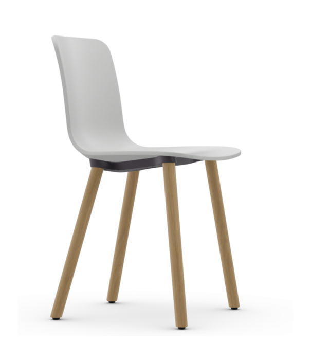 Vitra  Vitra - Hal RE Wood side chair, naturel eiken poten