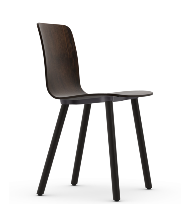 Vitra  Vitra - Hal Ply Wood Side Chair, naturel eiken poten