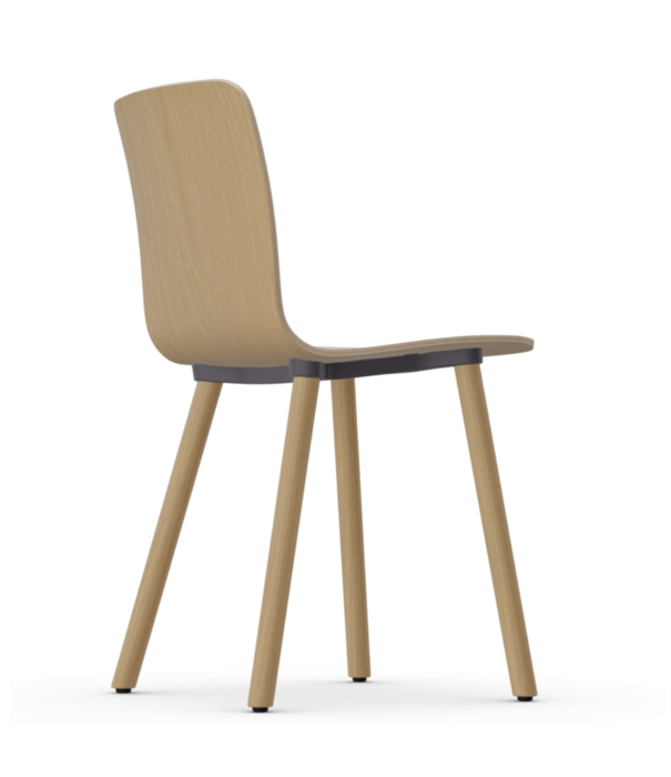 Vitra  Vitra - Hal Ply Wood Side Chair, natural oak legs