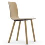 Vitra - Hal Ply Wood Side Chair, naturel eiken poten