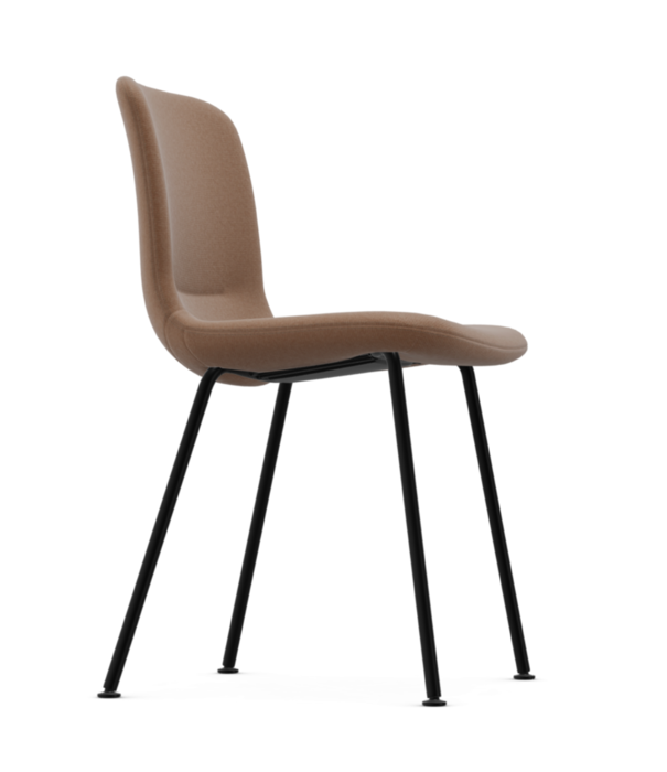 Vitra  Vitra  Hal Soft Tube Side Chair upholstered, black base