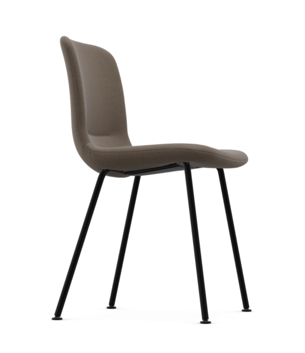 Vitra  Vitra - Hal soft chair Tube Black Base