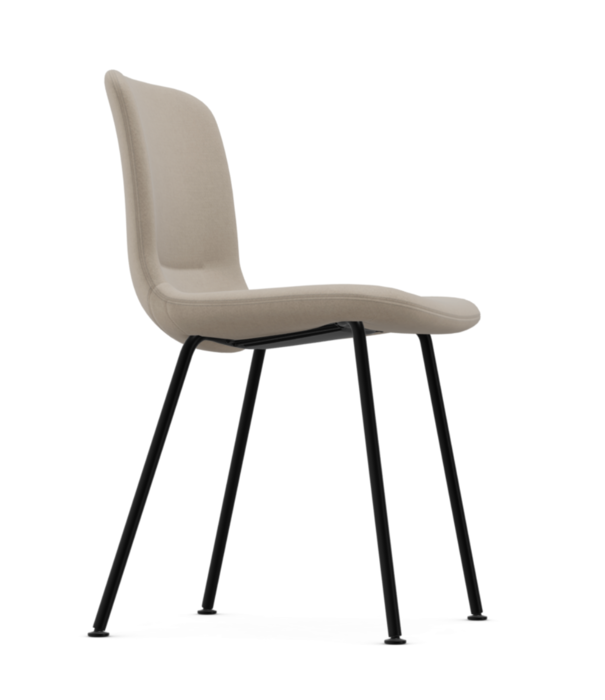Vitra  Vitra  Hal Soft Tube Side Chair upholstered, black base