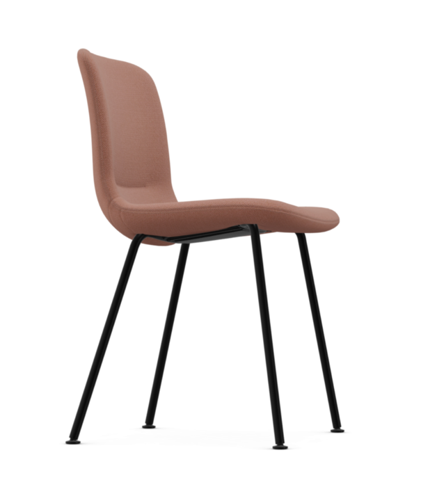 Vitra  Vitra  Hal Soft Tube Side Chair upholstered, black base