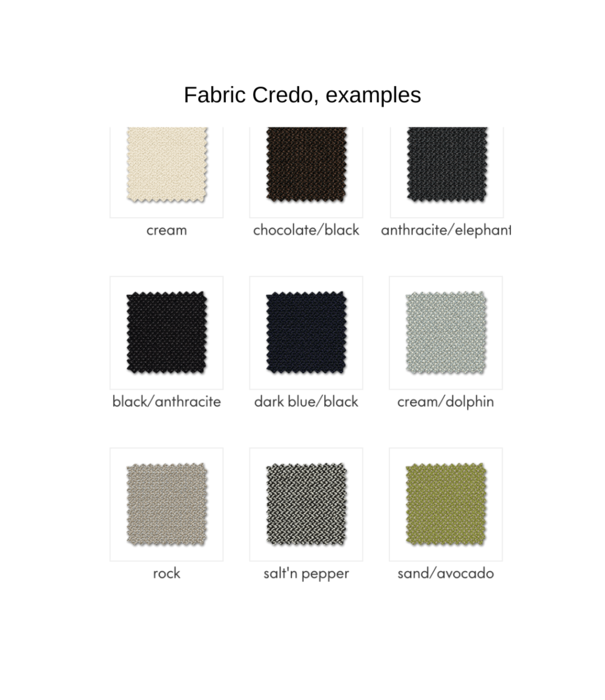 Vitra  Vitra Hal Soft Tube Stoel gestoffeerd,  zwarte poten