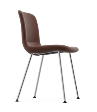 Vitra - Hal Soft Tube Side Chair, chrome tube legs