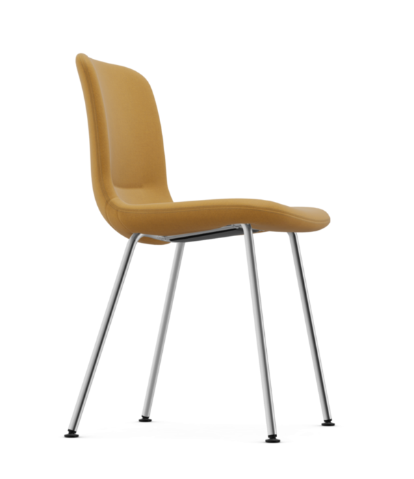 Vitra  Vitra - Hal Soft Tube Side Chair,  chroom tube poten