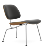 Vitra LCM Leather Lounge Stoel essen, zwart leer