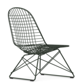 Vitra Eames Wire Chair LKR lounge stoel donkergroen