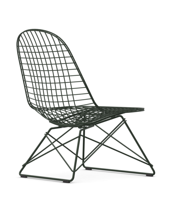 Vitra  Vitra - Wire Chair LKR lounge chair Dark Green