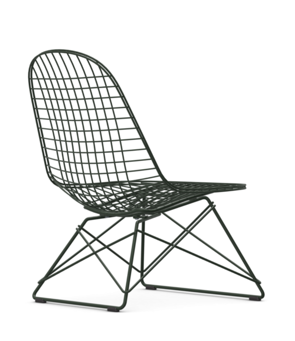 Vitra  Vitra - Wire Chair LKR lounge stoel Dark Green