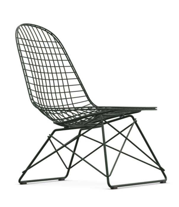 Vitra  Vitra - Wire Chair LKR lounge chair Dark Green