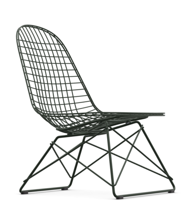 Vitra  Vitra - Wire Chair LKR lounge stoel Dark Green