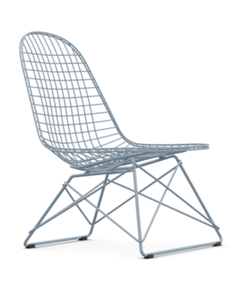 Vitra Eames Wire Chair LKR lounge stoel sky blue