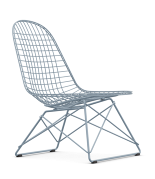 Vitra Eames Wire Chair LKR lounge stoel sky blue
